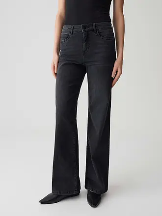 OPUS PANTS | Jeans Wide Leg MELLY MODERN | schwarz